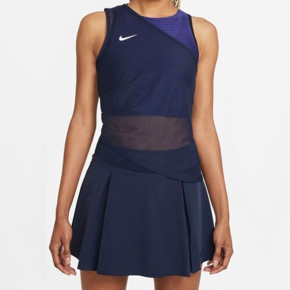 Nike Dri-Fit Advantage Slam Tank Top Women - Dark Blue, Violet